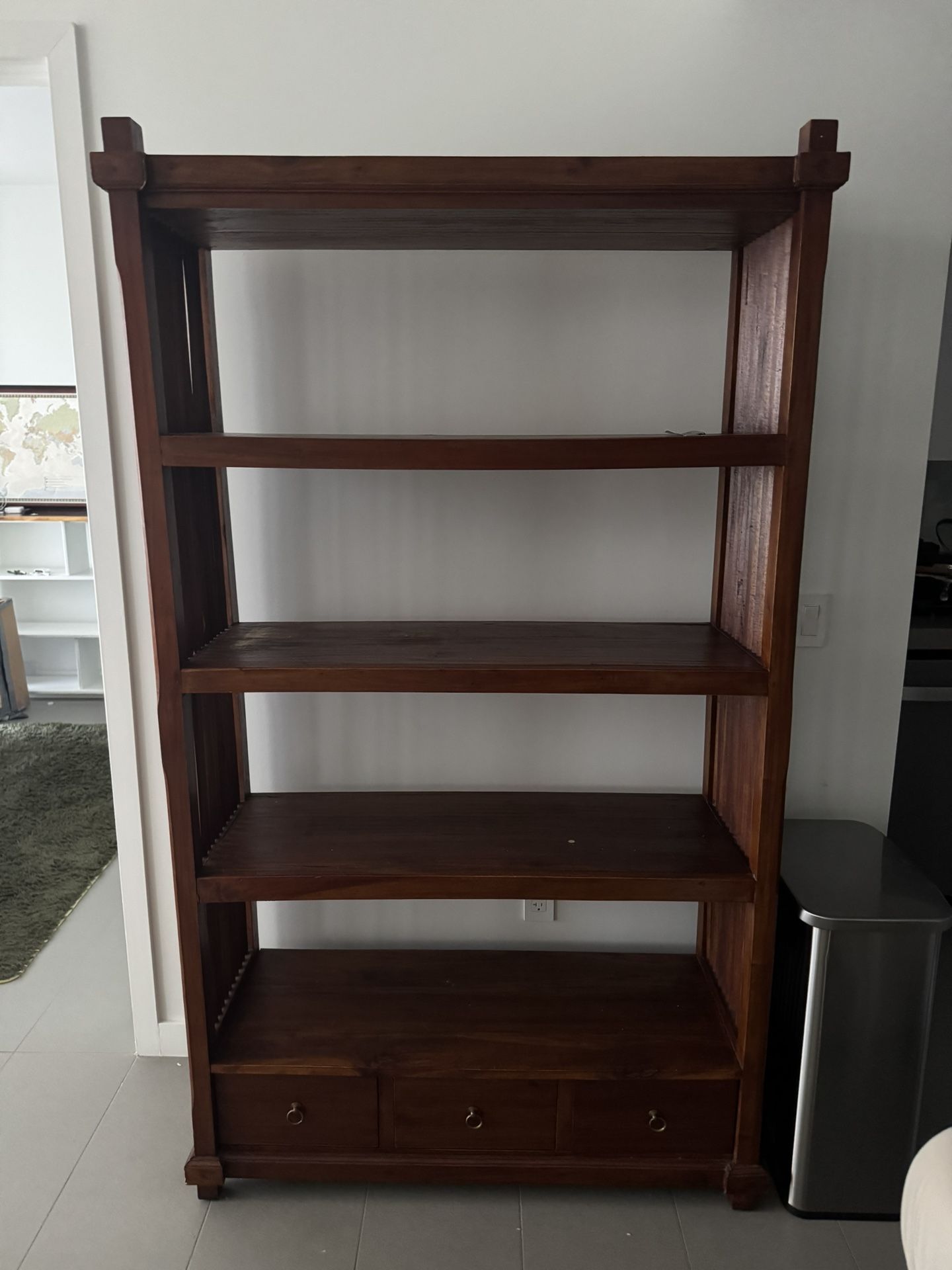 Antique Wooden Bookshelf