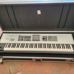 Roland Fantom-X8 Workstation Keyboard with a Case
