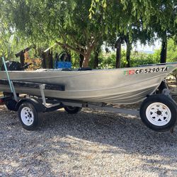 14ft Westcoast Boat And Trailer 