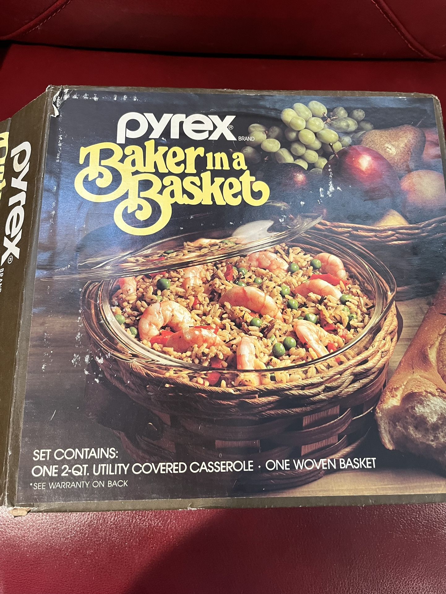 Vintage Baker In A Basket
