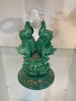 Jade Pigs Figurine