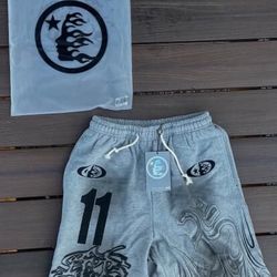Grey Hellstar Shorts