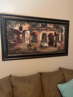 Tuscan Village Painting
