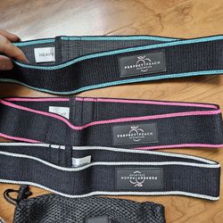 Fabric Bands Hip Bands - Fabric Resistance Bands Set and Resistance Bands for Exercise - Workout 