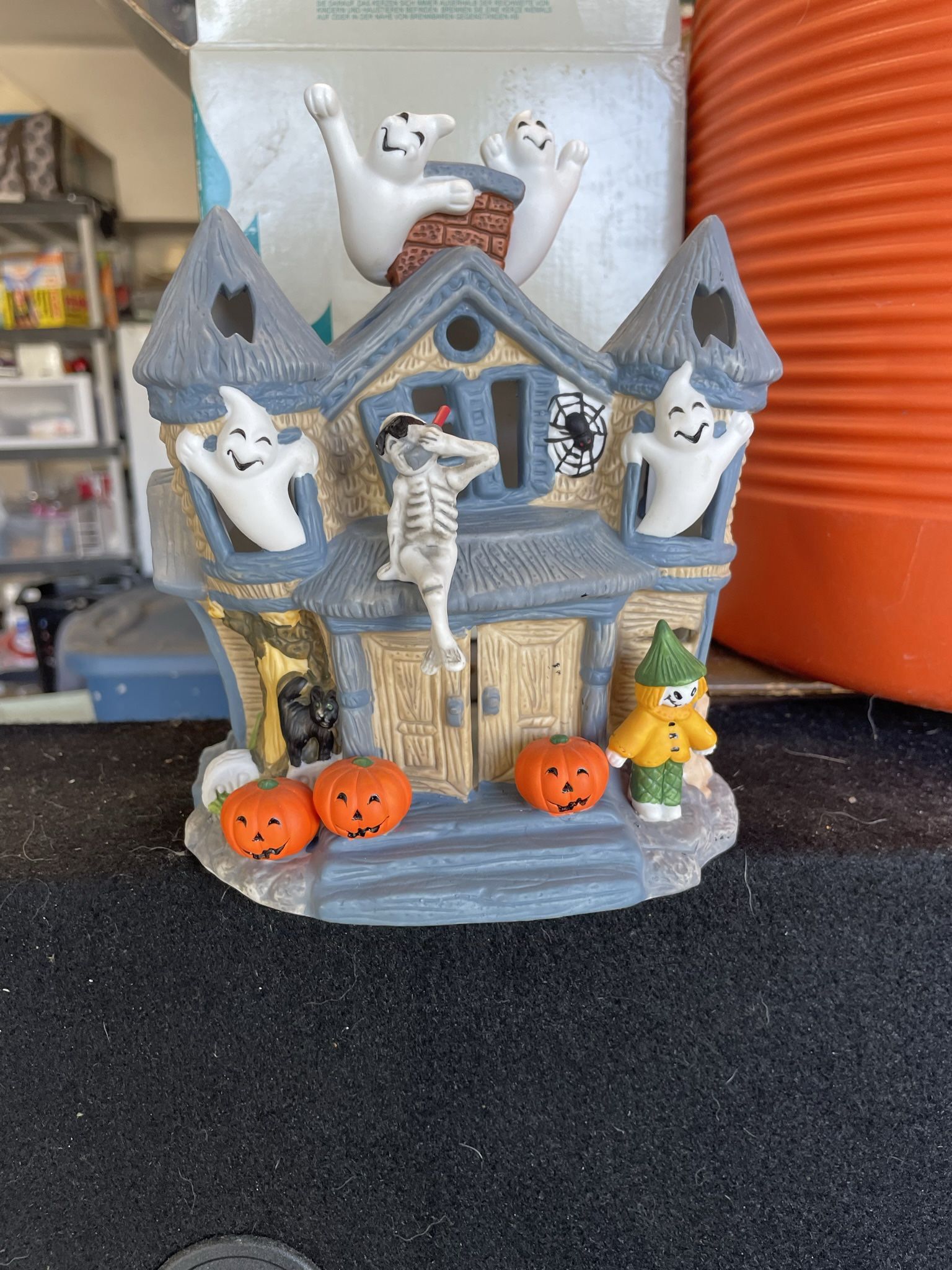 Halloween Haunted House Candle Partylite