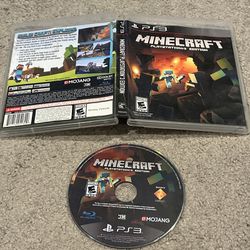 Minecraft (Sony PlayStation 3, 2014) PS3 Game Tested