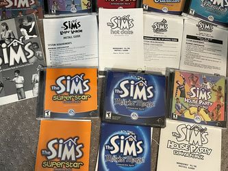 Original Sims PC Game With 7 Expansion Packs