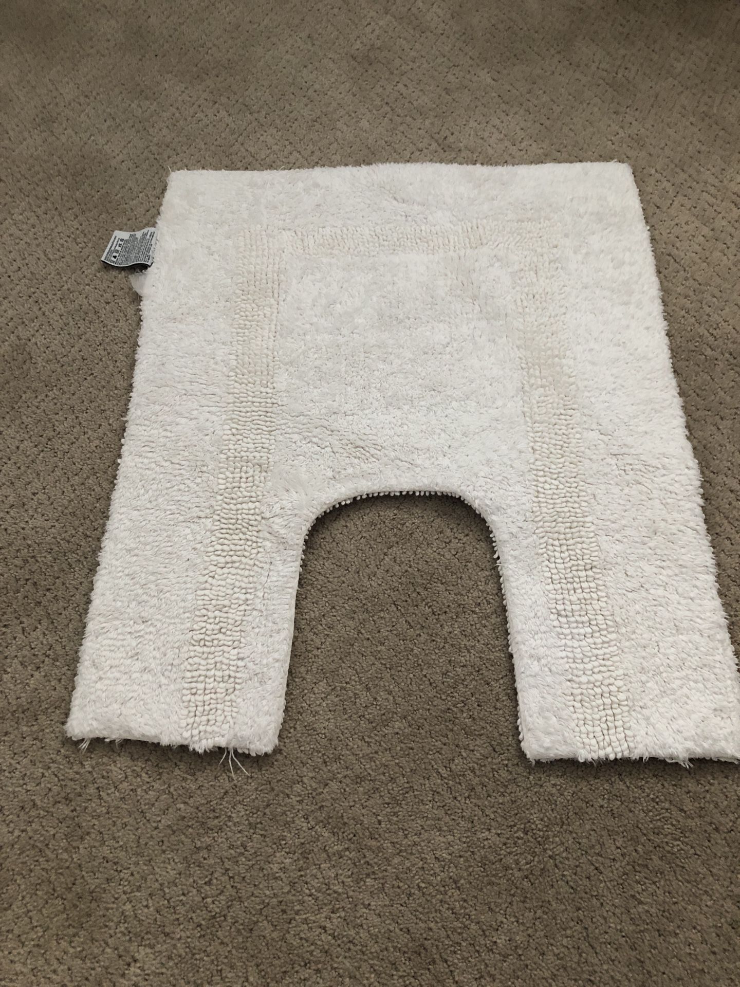 Bathroom toilet rug