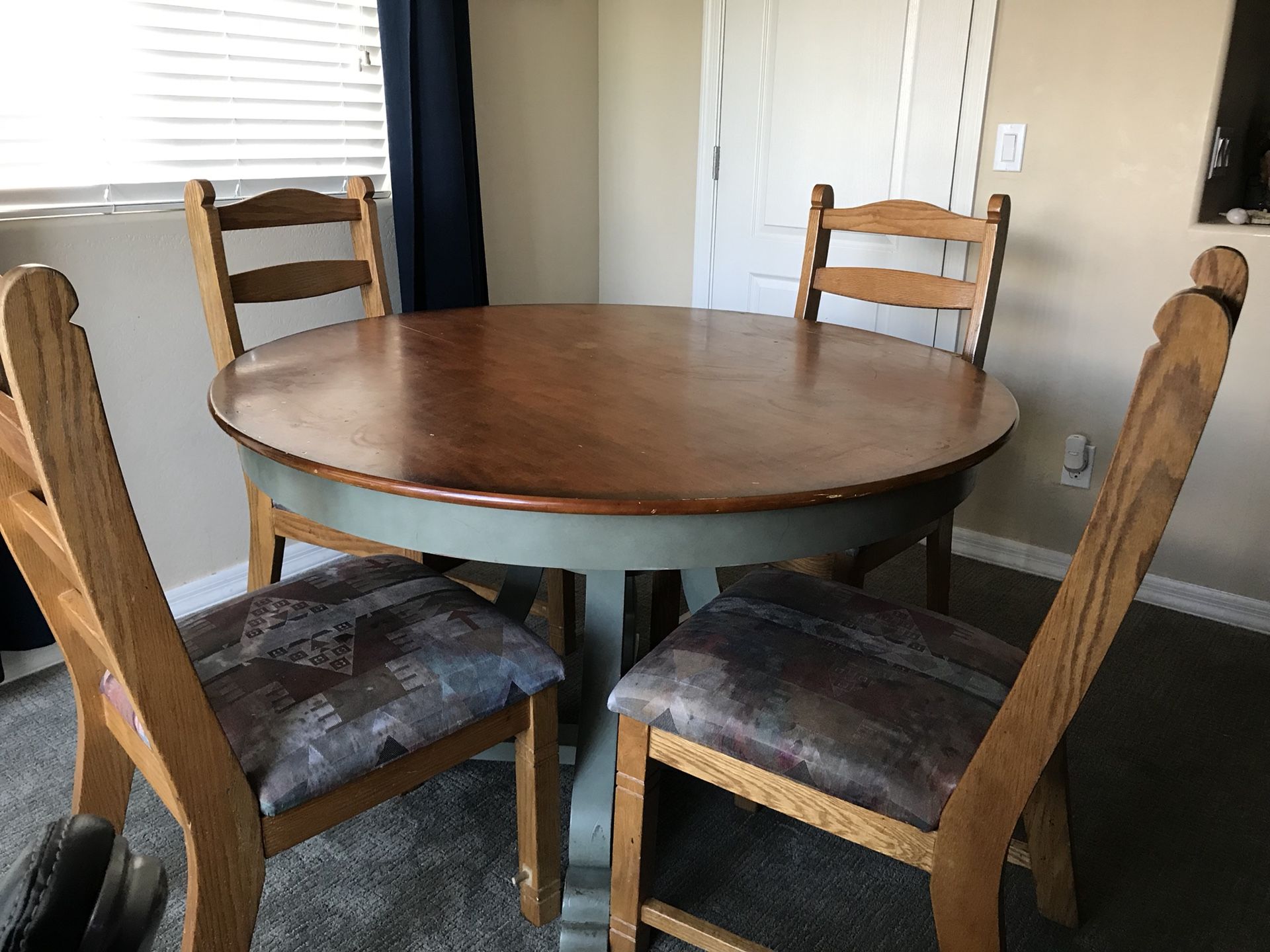 Marchella Sage Round Dining Table