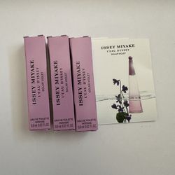 3x ISSEY MIYAKE L'Eau d'Issey Solar Violet EDT Intense 0.6ml /.02oz New Release
