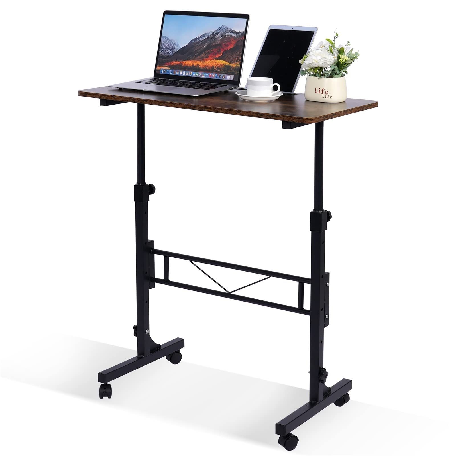 New Mobile Standing Desk With Wheels