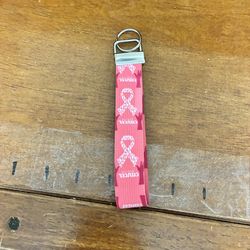 Cancer awareness keychain