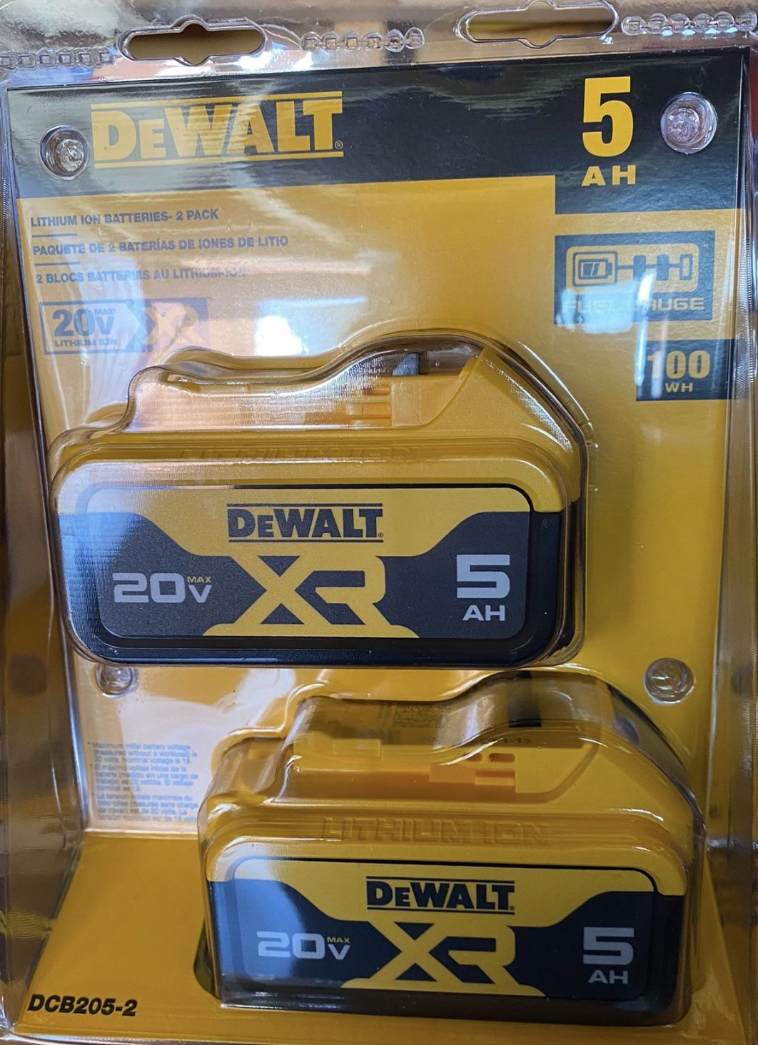 DEWALT BATTERIES 