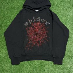 Rhinestone Web Sp5der Hoodie 