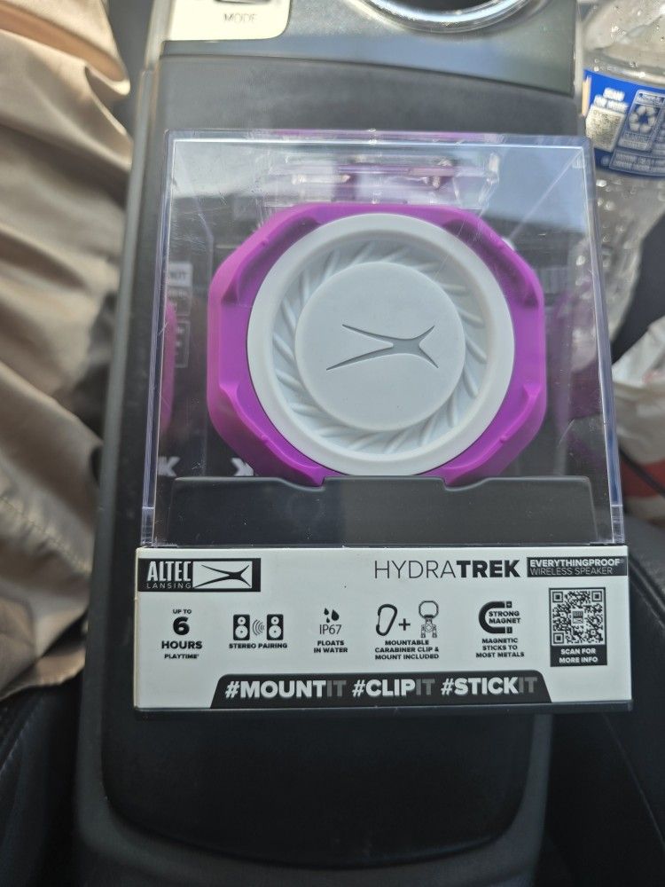 Altec Lansing HydraTrek Bluetooth Speaker - Purple