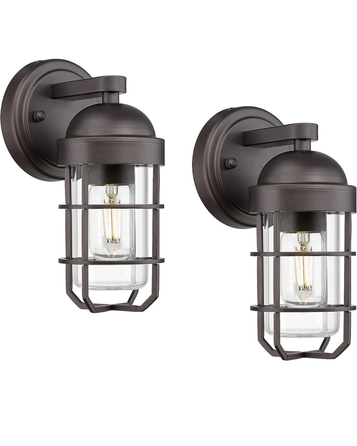 Farmhouse Outdoor Wall Sconces, 2 Pack