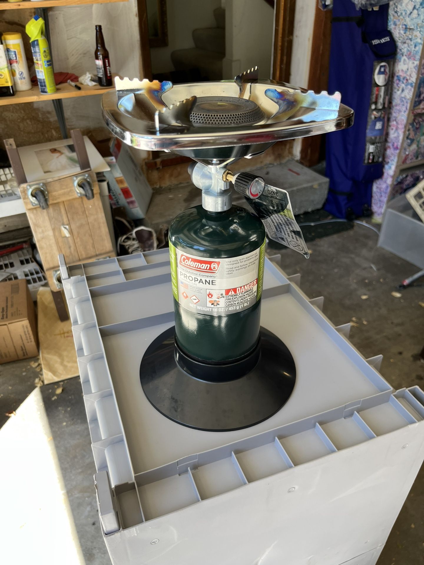 Coleman portable propane, camp stove