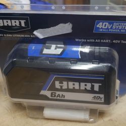 HART BATTERY 6AH 40V HLBP041AVNM PRE OWNED 886639-1 