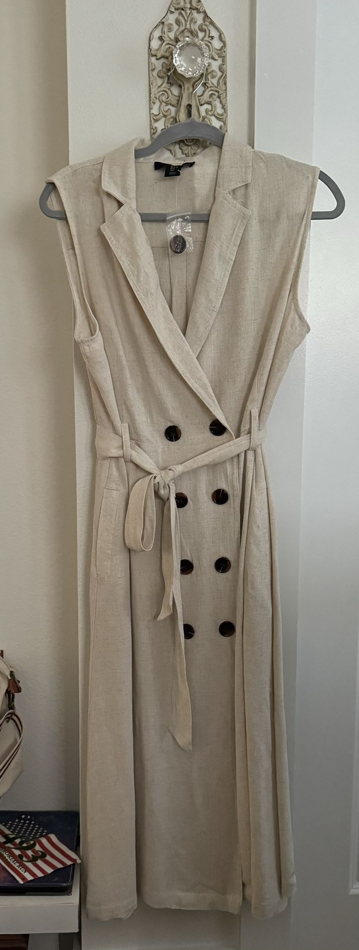 Tahari Linen Dress