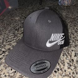 Nike Gold Gray snapback Hat Brand New Adult Men