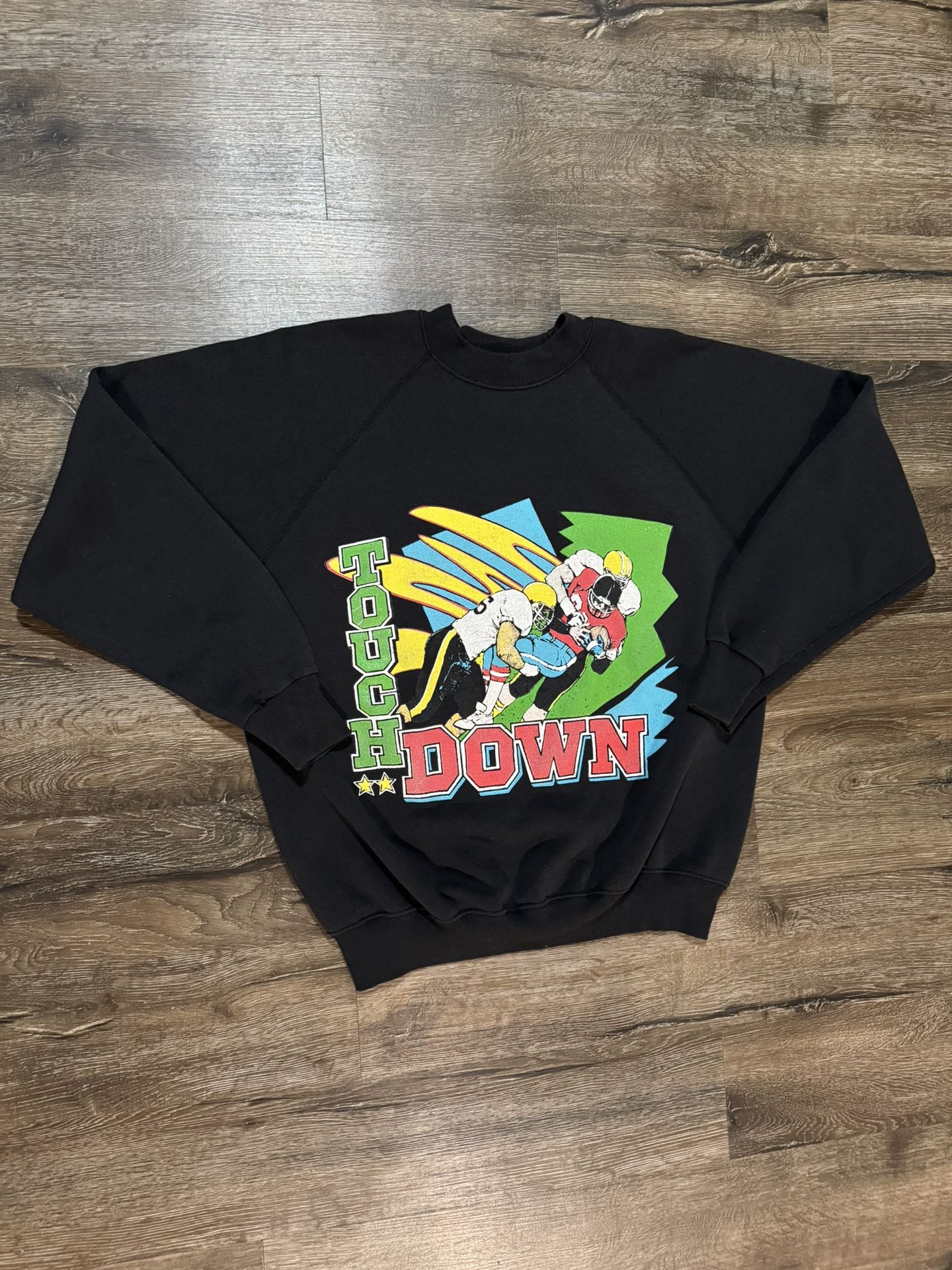 Vintage Touch Down Graphic Sweatshirt/Crewneck 