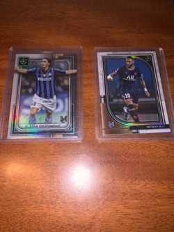 Topps soccer museum collection lot of 2: Neymar x Ibrahimovic