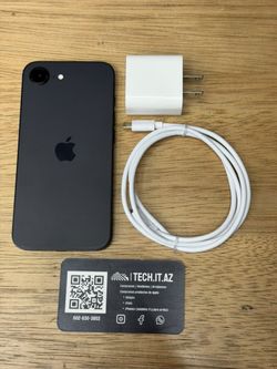 📱 iPhone 16e | 128GB | Black | Cricket Only | Hablo Español