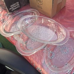 Set De 4 Plato's De Ensalada Ovalados Princess House Nuevos No Caja Precio Firme 35