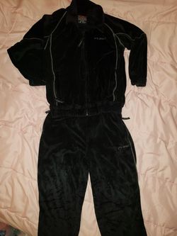Boys Black Jogger Set Size 5/6
