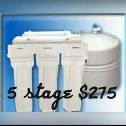 Reverse osmosis drinking water system 5 stage for $275. FREE installation and FREE estimate call now (contact info removed) 
