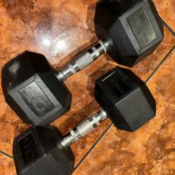 Pair Of Dumbbells Weights 40 Pounds Each 
