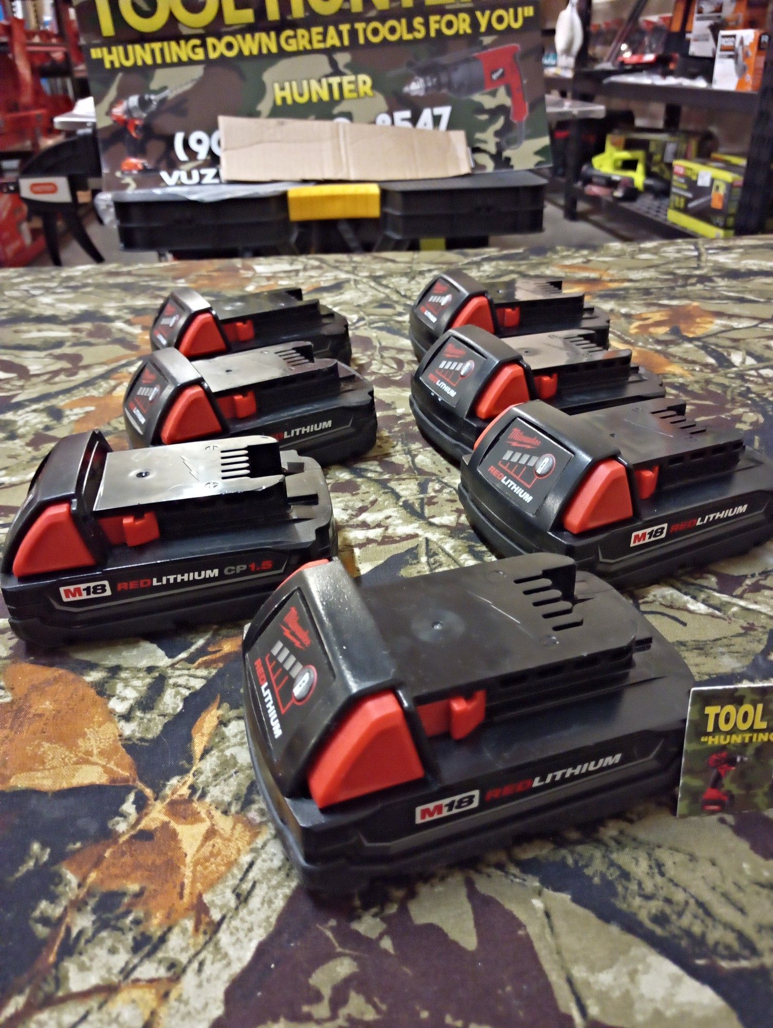 MILWAUKEE LIKE NEW M18 STANDARD BATTERIES .28 EACH for Sale in San