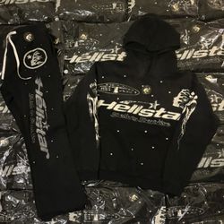 Black Hellstar Hoodie & Sweatpants