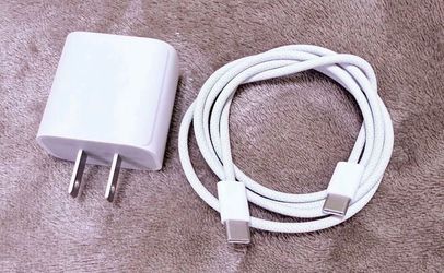 New Apple 20w Charger & USB C cable