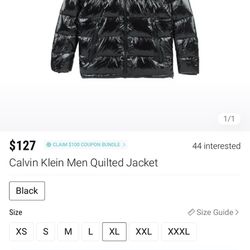 Calvin Klein Men Quilted Jacket