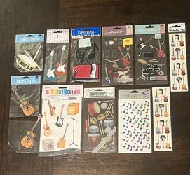 Scrapbooking Music Stickers, $3 Total