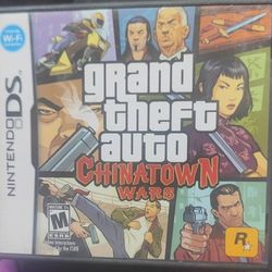 Grand theft Auto China Town Wars For Nintendo DS