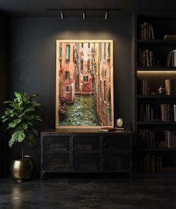 Venice, Italy. Large canvas art.