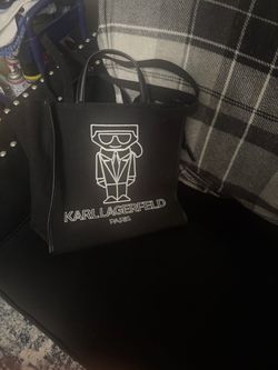 Karl Lagerfeld Paris Black Tote Bag