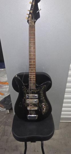 Vintage Tiesco Tulip Electric Guitar