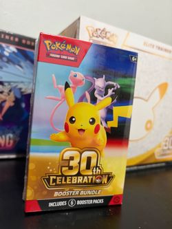 Pokemon 30th celebration booster bundles