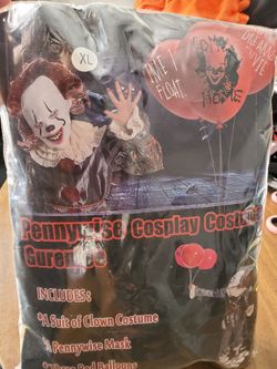 Pennywise Cosplay Costume Set XL