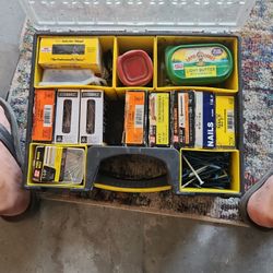lots of screws and some nails