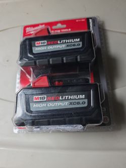 MILWAUKEE M18 6.0AH BATTERIES