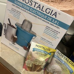 Nostalgia Ice Cream Maker 