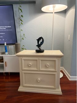 Real wood night stand