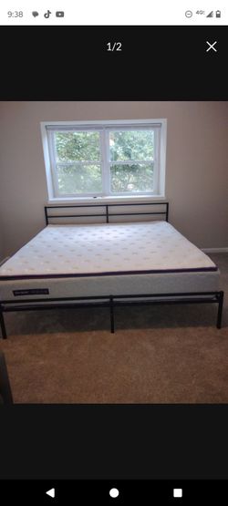 PLUSH California King bed (LIKE NEW)
