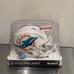Miami Dolphins Riddell Speed Mini Helmet (New)