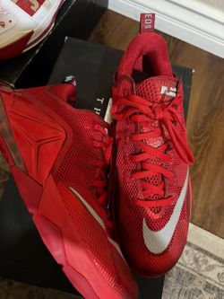 Nike LeBron Low-Top Basketball Sneakers Red
