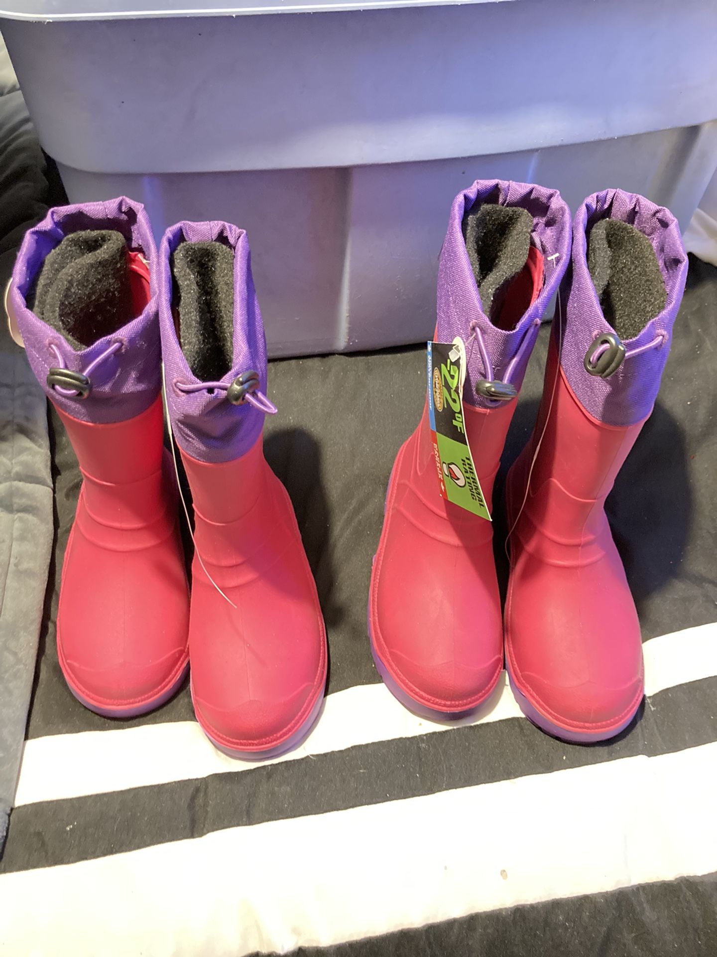 Brand new girls insulated waterproof snow boots